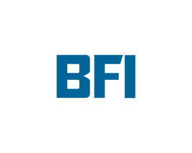 BFI logo dsign vektör şablonu. BFI
