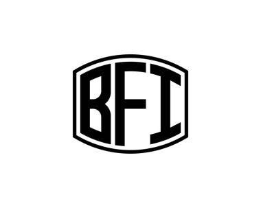 BFI logo dsign vektör şablonu. BFI
