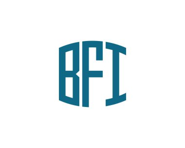 BFI logo dsign vektör şablonu. BFI
