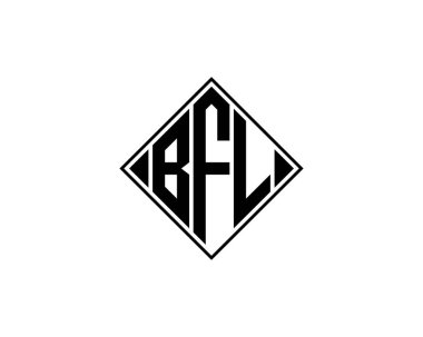 BFL logo tasarım vektör şablonu. BFL