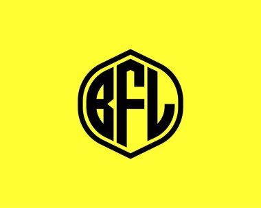 BFL logo tasarım vektör şablonu. BFL