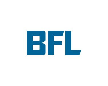 BFL logo tasarım vektör şablonu. BFL