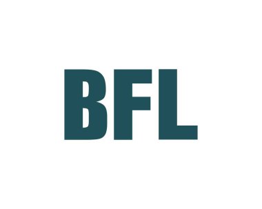 BFL logo tasarım vektör şablonu. BFL