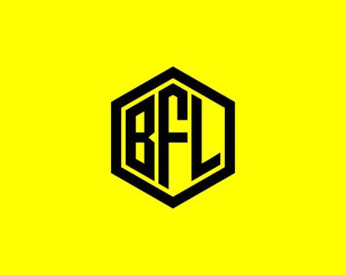 BFL logo tasarım vektör şablonu. BFL