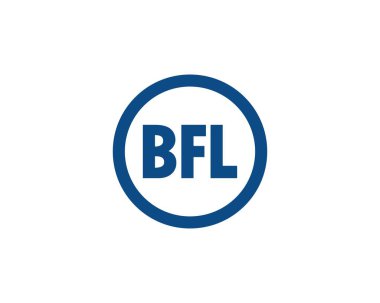 BFL logo tasarım vektör şablonu. BFL