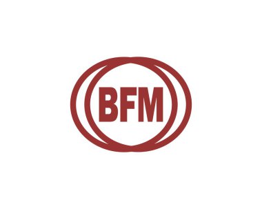 BFM logo tasarım vektör şablonu. BFM