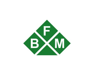 BFM logo tasarım vektör şablonu. BFM