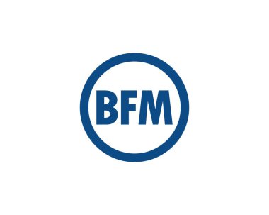 BFM logo tasarım vektör şablonu. BFM