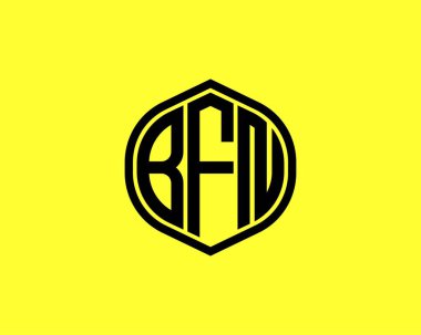 BFN logo tasarım vektör şablonu. BFN