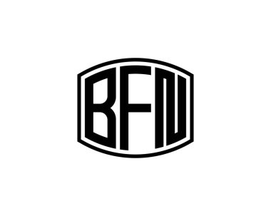 BFN logo tasarım vektör şablonu. BFN