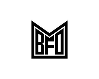 BFO Logo tasarım vektör şablonu. BFO
