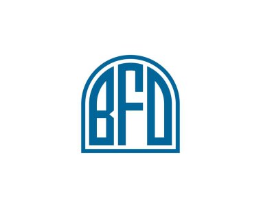 BFO Logo tasarım vektör şablonu. BFO