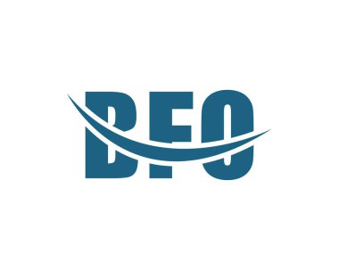 BFO Logo tasarım vektör şablonu. BFO