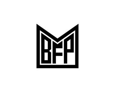 BFP logo tasarım vektör şablonu. BFP