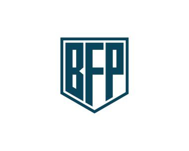 BFP logo tasarım vektör şablonu. BFP
