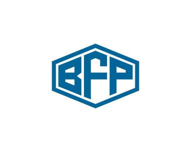 BFP logo tasarım vektör şablonu. BFP