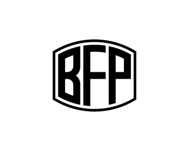 BFP logo tasarım vektör şablonu. BFP