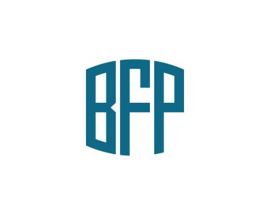 BFP logo tasarım vektör şablonu. BFP