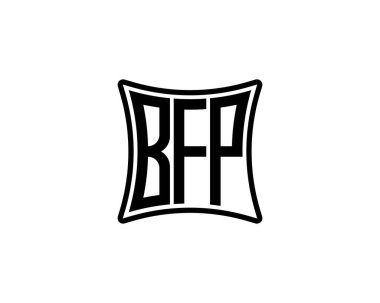 BFP logo tasarım vektör şablonu. BFP