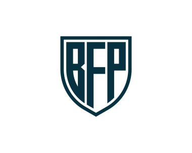 BFP logo tasarım vektör şablonu. BFP