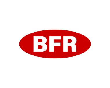 BFR logo tasarım vektör şablonu. BFR