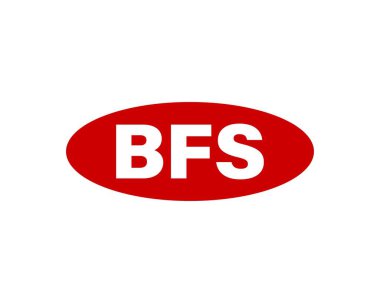 BFS logo tasarım vektör şablonu. BFS