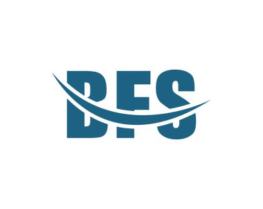 BFS logo tasarım vektör şablonu. BFS
