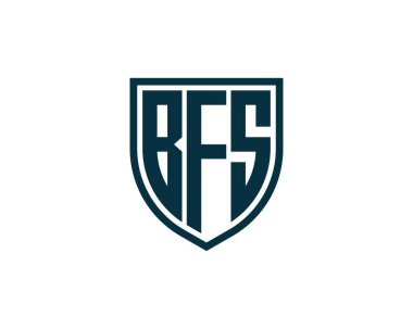 BFS logo tasarım vektör şablonu. BFS