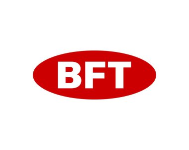 BFT logo tasarım vektör şablonu. BFT