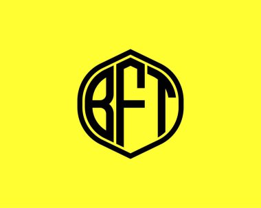 BFT logo tasarım vektör şablonu. BFT