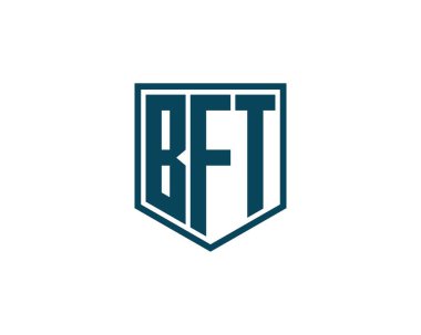 BFT logo tasarım vektör şablonu. BFT