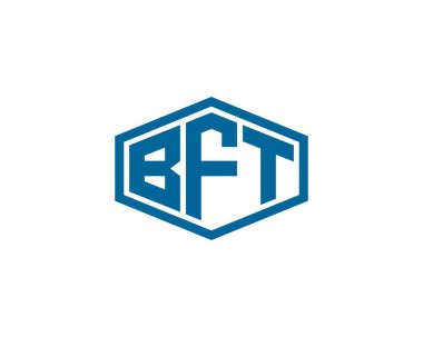 BFT logo tasarım vektör şablonu. BFT