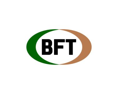 BFT logo tasarım vektör şablonu. BFT