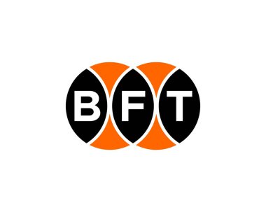 BFT logo tasarım vektör şablonu. BFT