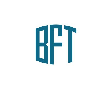 BFT logo tasarım vektör şablonu. BFT