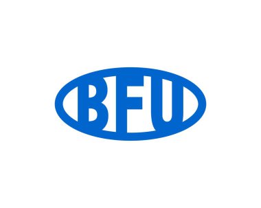 BFU logo tasarım vektör şablonu. BFU