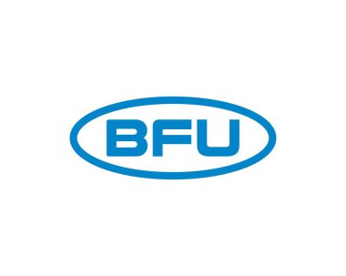 BFU logo tasarım vektör şablonu. BFU