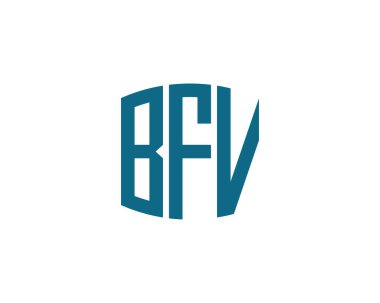 BFV Logo tasarım vektör şablonu. BFV