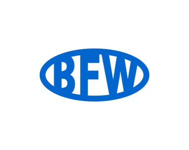 BFW logo tasarım vektör şablonu. BFW