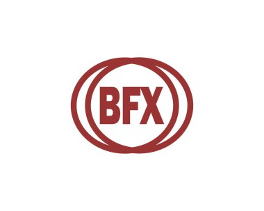 BFX logo tasarım vektör şablonu. BFX