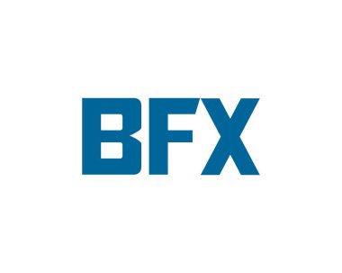 BFX logo tasarım vektör şablonu. BFX