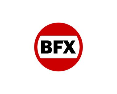 BFX logo tasarım vektör şablonu. BFX