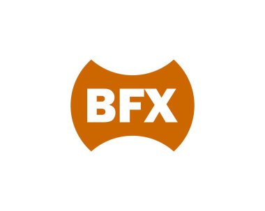 BFX logo tasarım vektör şablonu. BFX