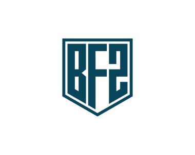 BFZ logo tasarım vektör şablonu. BFZ