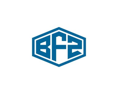 BFZ logo tasarım vektör şablonu. BFZ
