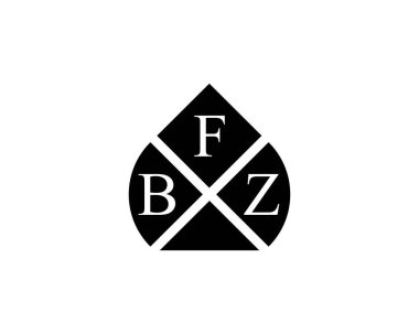 BFZ logo tasarım vektör şablonu. BFZ