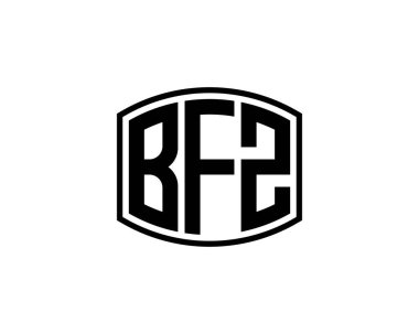 BFZ logo tasarım vektör şablonu. BFZ