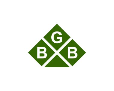 BGB Logo tasarım vektör şablonu. BGB