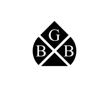 BGB Logo tasarım vektör şablonu. BGB