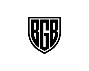 BGB Logo tasarım vektör şablonu. BGB